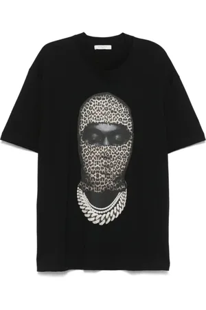 Ih Nom Uh Nit Topp, Herr, 2Xl, Svart Logo Print Crew Neck T-shirt