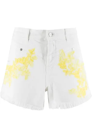 ERMANNO SCERVINO Shorts, Dam, M, Bomull, Blommig Spets Bomullsshorts