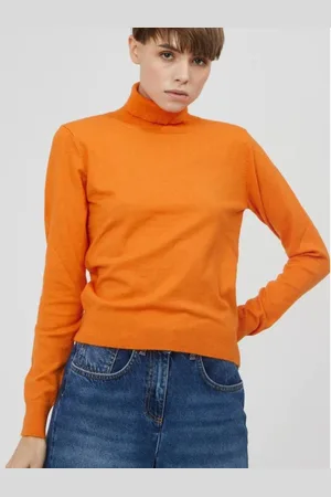 Silvian Heach Stickade tröjor & koftor, Dam, S, Polyester, Turtleneck Sweater Nunteg