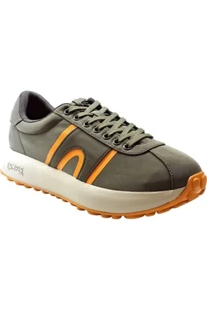 Camper Skor, Herr, 40 EU, Stilig Elastisk Lycra Sko i Khaki