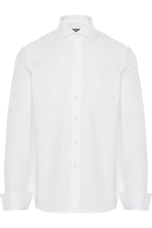 CANALI Skjorta, Herr, 2Xl, Bomull, Impeccabile Bomullsskjorta med Manschettknappar