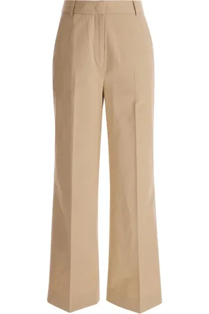 DUNST Byxor, Dam, S, Bomull, Semi Wide Chino Slacks