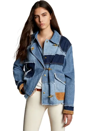 FAY Jacka, Dam, S, Denim, Patchwork Denimjacka