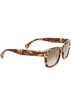 Lanvin Accessoarer, Herr, ONE Size, Bruna acetatsolglasögon