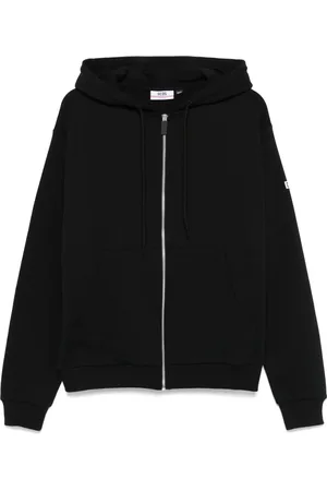 GCDS Sweatshirts & Hoodies, Herr, S, Svart Zip Hoodie för Män