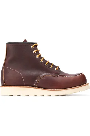 Red Wing Skor, Herr, 42 EU, Läder, Bruna Läder Ankelboots Stiligt Design