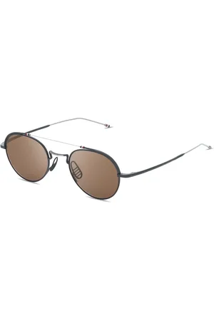 Thom Browne Accessoarer, unisex, S, Runda solglasögon