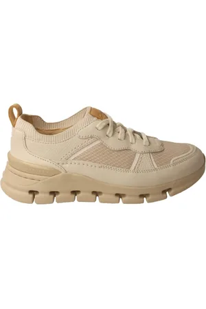 Clarks Skor, Dam, 36 EU, Läder, Sneakers för dam