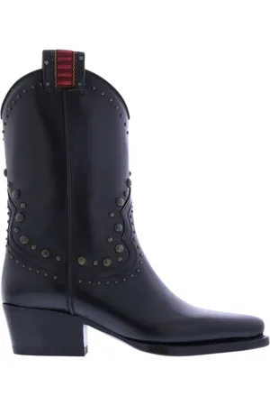 Dsquared2 Skor, Dam, 37 EU, Läder, Flat Boot West Studs