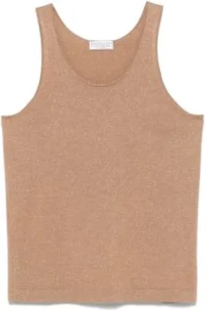 Brunello Cucinelli Topp, Dam, S, Punto Lurex Top