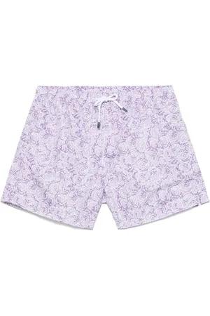 FEDELI Badkläder, Herr, 2Xl, Polyester, Polyesterbadshorts med elastisk linning