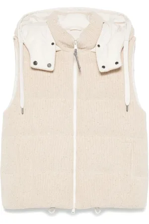 Brunello Cucinelli Jacka, Dam, 2Xs, Vadderad väst med huva