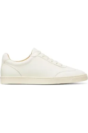 Brunello Cucinelli Skor, Herr, 40 EU, Läder, Logo Print Sneakers