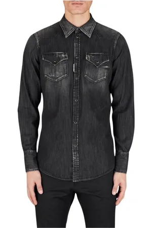 Dsquared2 Jacka, Herr, L, Bomull, Klassisk Westernskjorta