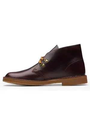 Clarks Skor, Dam, 40 EU, Läder, Burgundy Läder Hiker Boot