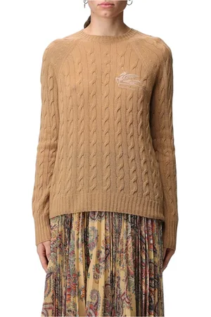 Etro Stickade tröjor & koftor, Dam, 2Xs, Maglia Round-neck Stickad Tröja
