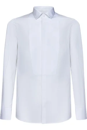 Dsquared2 Skjorta, Herr, S, Bomull, Slim-Fit Vit Stretch Bomullsskjorta