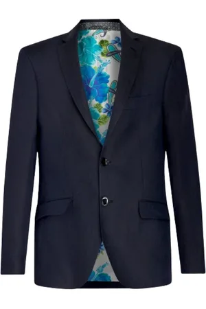 Etro Jacka, Herr, L, Marinblå ullblazer
