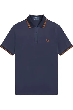 Fred Perry Topp, Herr, XS, Bomull, Ikonisk Twin Tipped Pikétröja