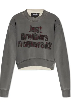 Dsquared2 Sweatshirts & Hoodies, Dam, XS, Bomull, Sweatshirt med vintage-effekt