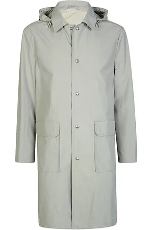 ELEVENTY Kappa, Herr, M, Bomull, Avtagbar huva trenchcoat
