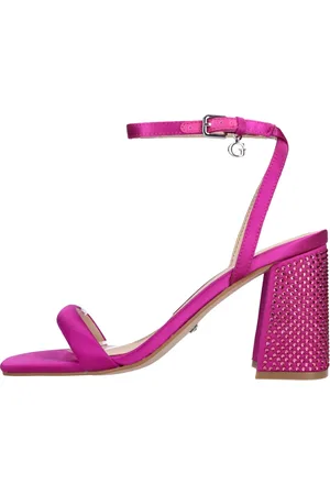 Guess Skor, Dam, 35 EU, Läder, Sandaler Fuchsia