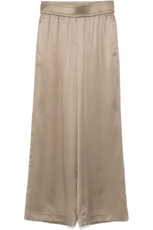Brunello Cucinelli Byxor, Dam, S, Elastisk Midja Byxor