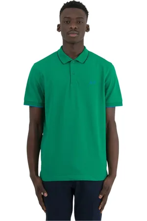 sun68 Topp, Herr, M, Bomull, Small Striped Polo Shirt
