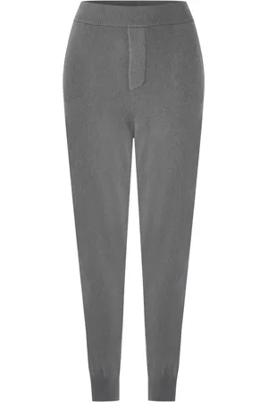 Dsquared2 Byxor, Dam, M, Läder, Stickade Cashmere Joggers Träningsbyxor