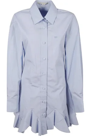 Stella McCartney Klänning, Dam, 2Xs, Bomull, Klänning med volanger