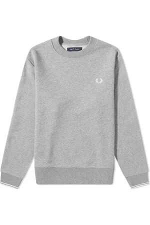 Fred Perry Sweatshirts & Hoodies, Herr, XL, Bomull, Rundhalsad Bouclésweatshirt