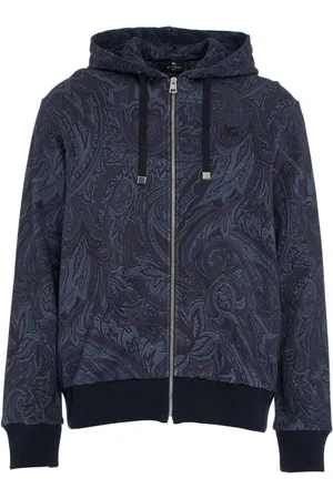 Etro Sweatshirts & Hoodies, Herr, S, Bomull, Zip-through Sweatshirt