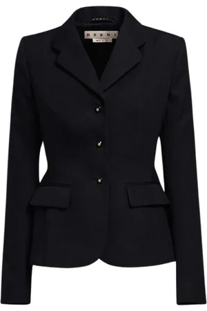 Marni Jacka, Dam, S, Figursydd Blazer med Tre Knappar