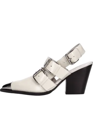 Jeffrey Campbell Skor, Dam, 36 EU, Läder, Sandaler Kräm