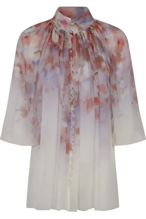 ZIMMERMANN Blusar & Skjortor , Dam, S, Linne, Crush Smock Blus