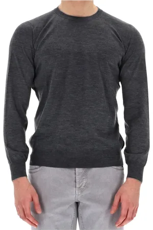 Brunello Cucinelli Stickade tröjor & koftor, Herr, S, Kashmir, Cashmere Wool Sweater