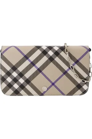 Burberry Väska, Dam, ONE Size, Bomull, Kedjeplånbok