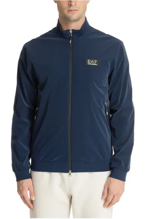EA7 Jacka, Herr, M, Polyester, Enkel Logojacka med Dragkedja och Fickor