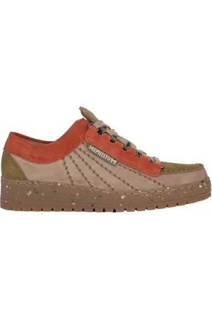 Mephisto Skor, Herr, 42 EU, Mocka, Regnbåge Snörsko - Taupe