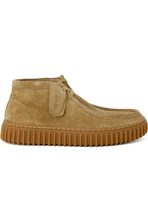Clarks Skor, Herr, 46 EU, Läder, Torhill Hi Dksand Läderstövlar