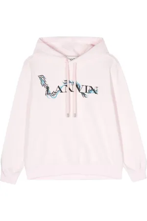 Lanvin Sweatshirts & Hoodies, Dam, M, Bomull, Klassisk Tryckt Huvtröja