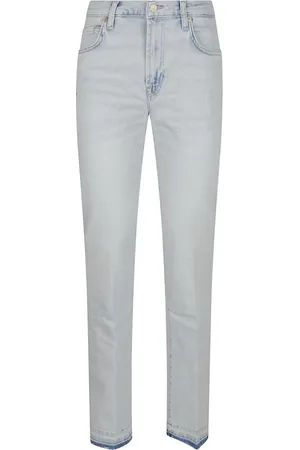 7 for all Mankind Jeans, Dam, W28, Denim, Blå Bootcut Jeans Dambyxor
