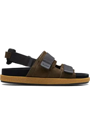 Clarks Skor, Herr, 44 EU, Läder, Overleigh Tor Flat Sandaler