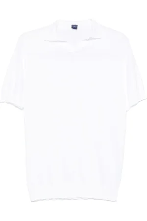 FEDELI Topp, Herr, 3Xl, Bomull, Kortärmad tröja med ribbade detaljer