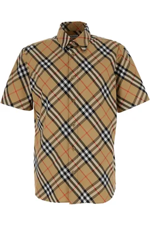 Burberry Skjorta, Herr, L, Bomull, Klassisk skjorta med rutmönster