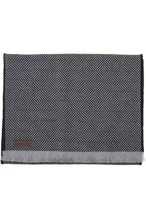 CANALI Accessoarer, Herr, ONE Size, Läder, Geometrisk Fantasi Ullscarf