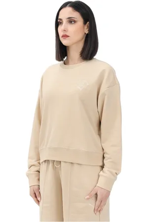 PUMA Sweatshirts & Hoodies, Dam, M, Grafisk Crew Neck Tröja