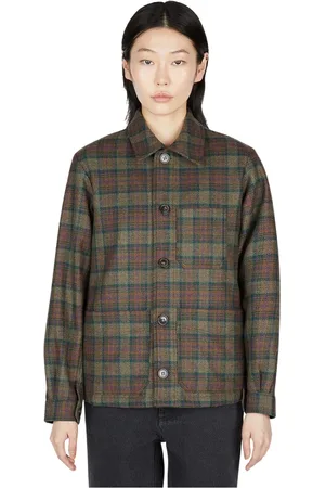 A.P.C. Blusar & Skjortor , Dam, M, Ullblandning Rutig Jacka