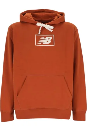 New Balance Sweatshirts & Hoodies, Herr, M, Bomull, Hoodie med tryck fram