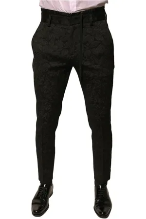 Dolce & Gabbana Byxor, Herr, S, Polyester, Blommig Skinny Kjolbyxor